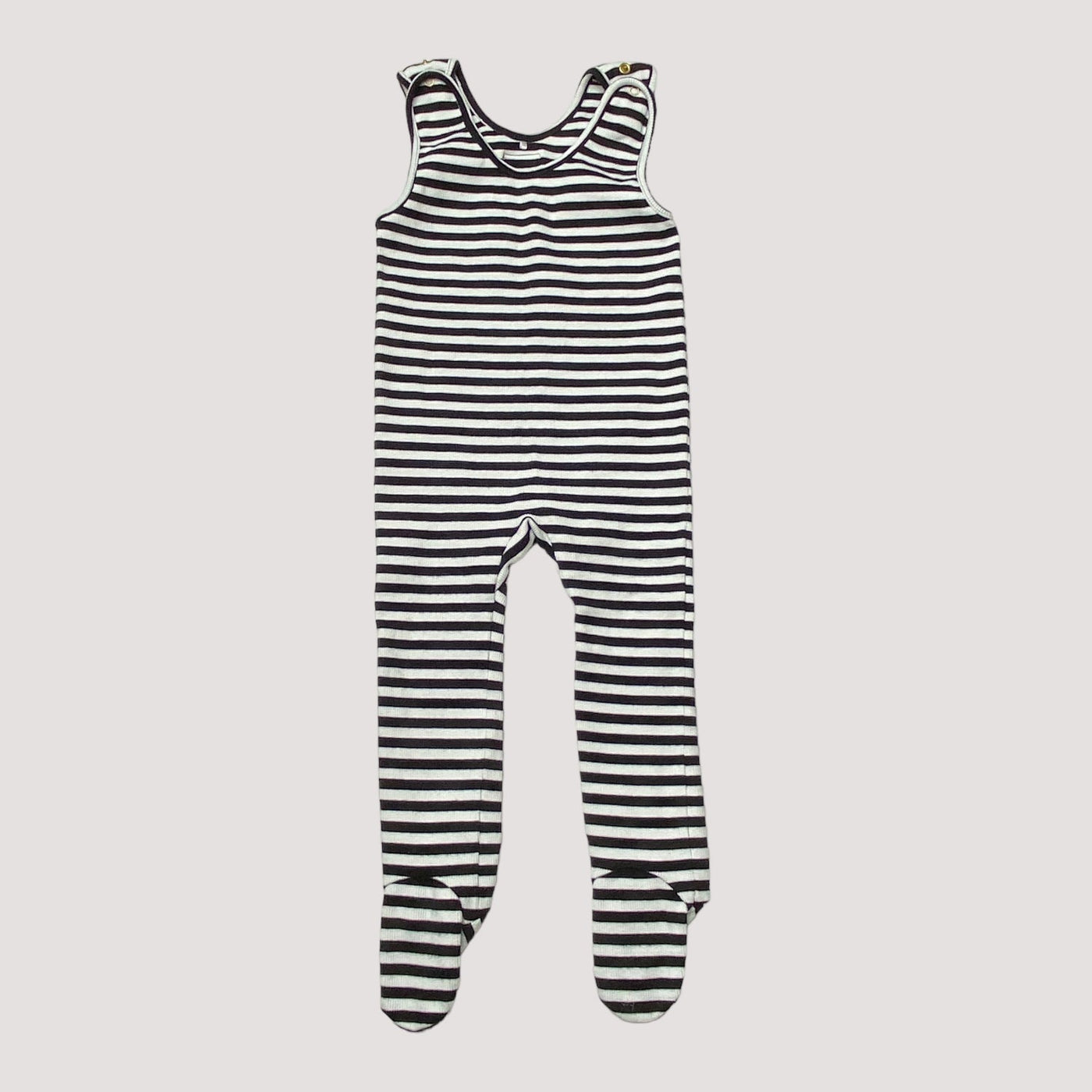 rib suit, black/white | 74cm