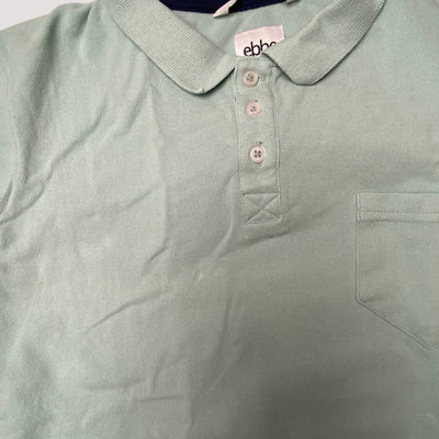 collar t-shirt, light blue | 152cm
