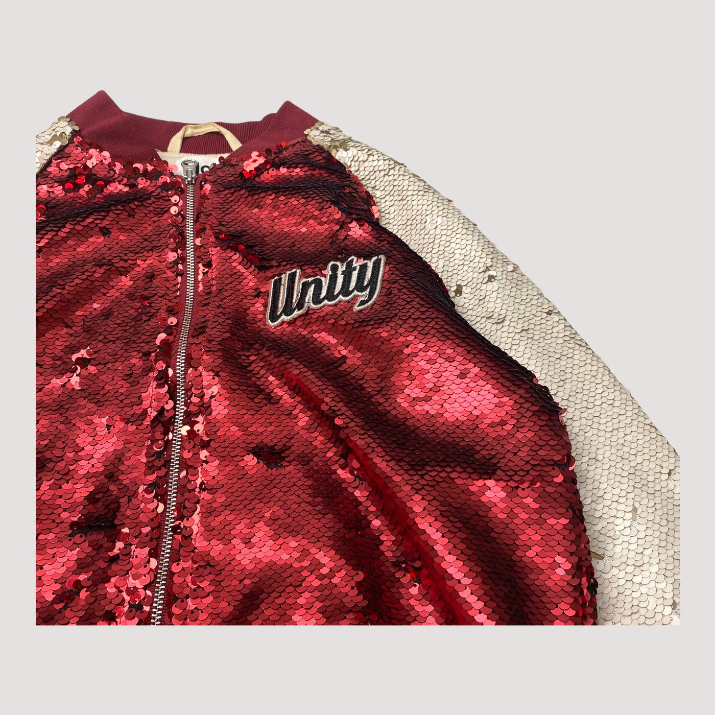 Molo hubertha bomber jacket, carmine red | 140cm