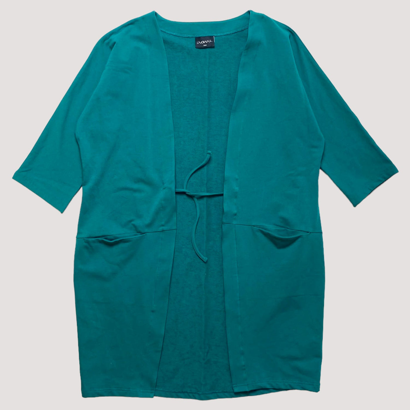 sweat cardigan, petrol | women S/M