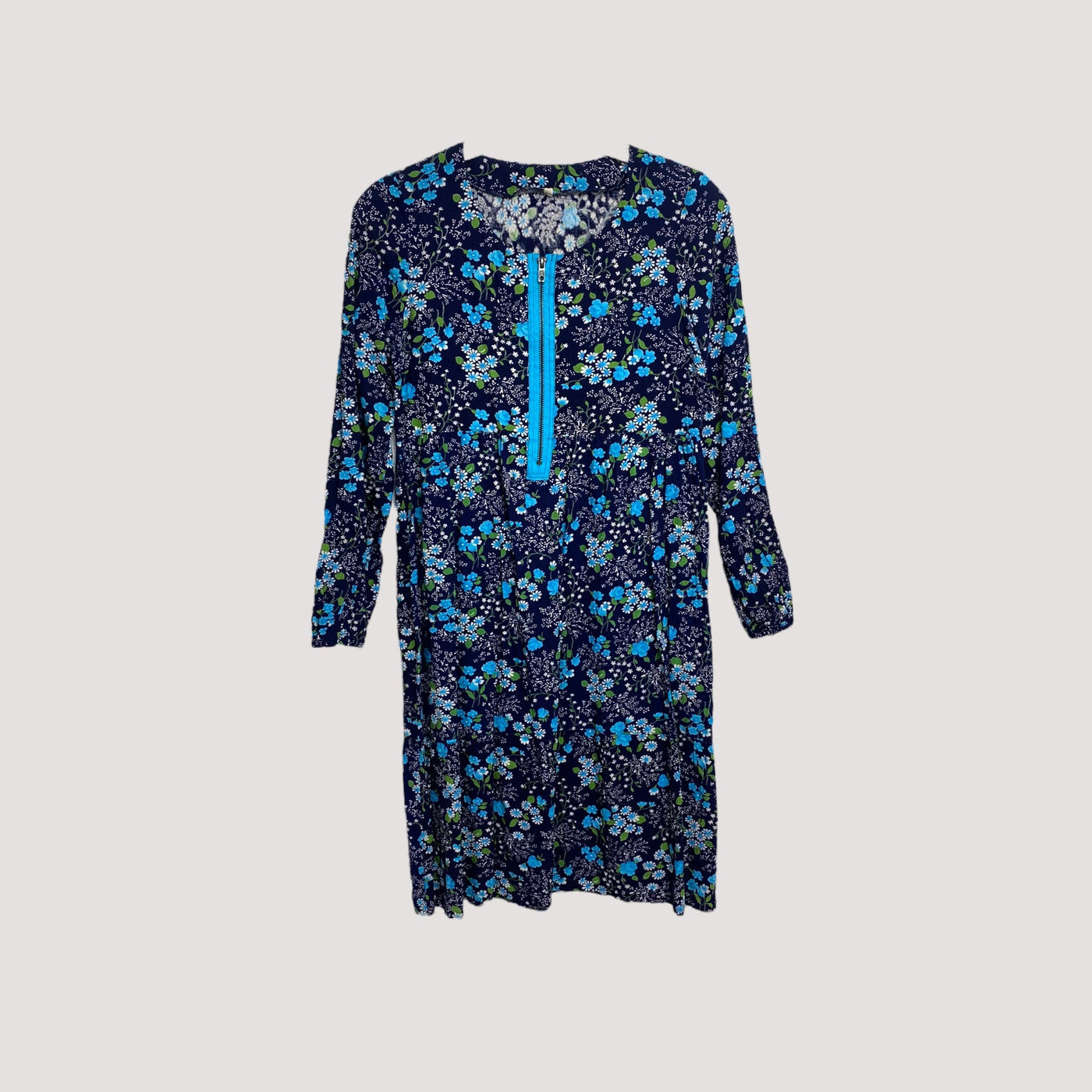 flower dress, blue | women S