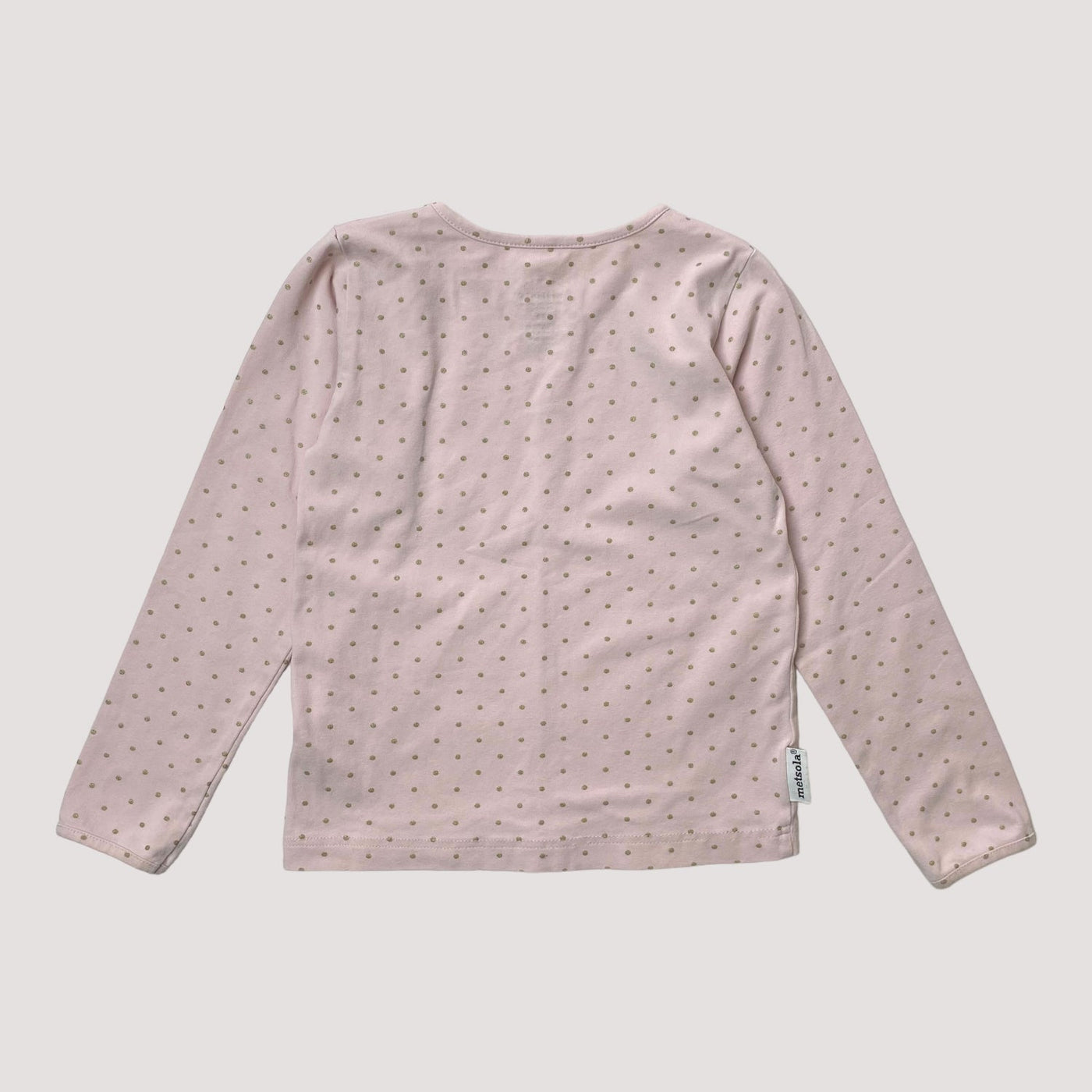 dots shirt, pink | 110cm