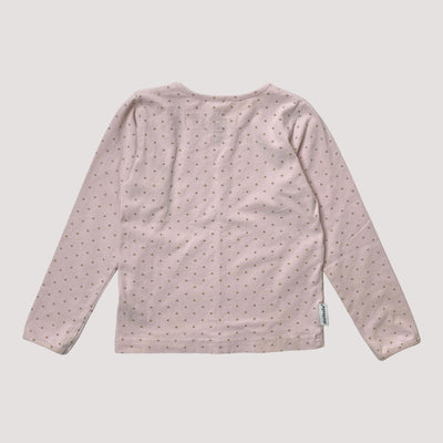 dots shirt, pink | 110cm