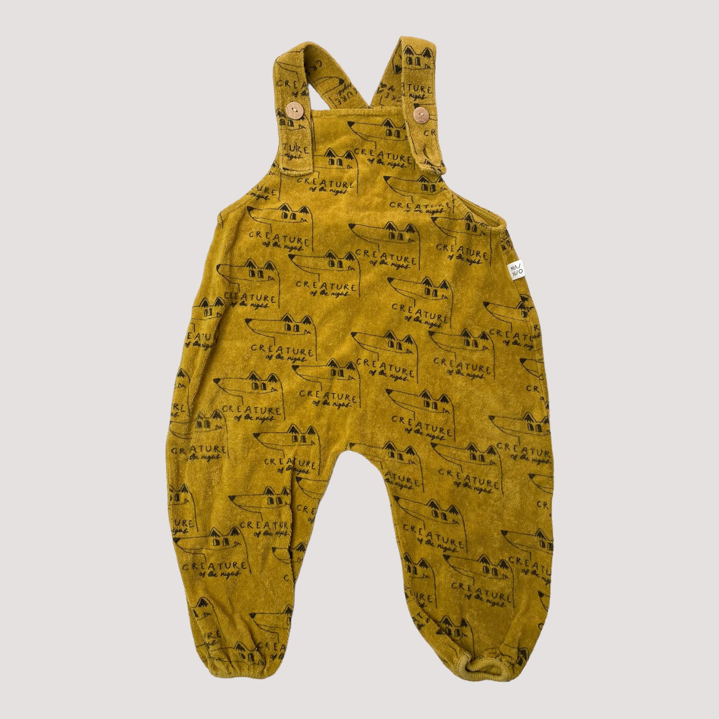 terry overall, dijon yellow | 86/92cm