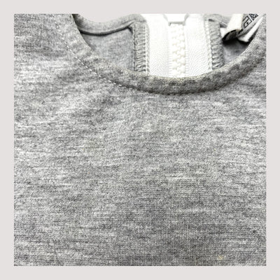 Metsola frill tunic, grey | 74/80cm