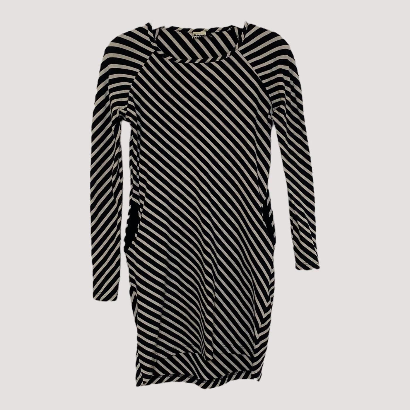 stripe tunic, black/sand | woman XS
