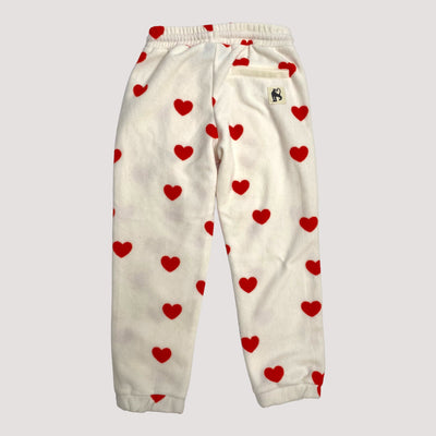 fleece pants, hearts | 116/122cm