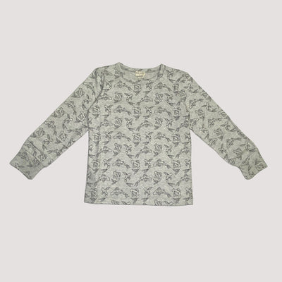 keep shirt, grey melange | 4-5y