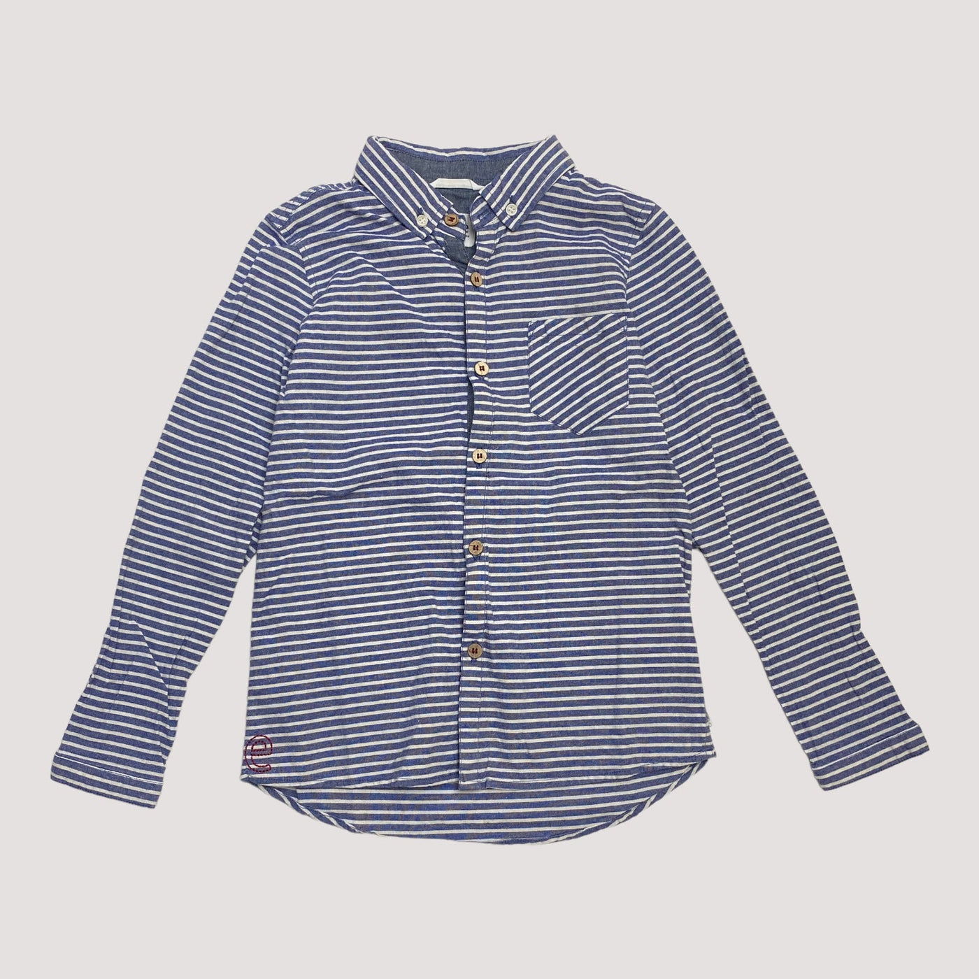 shirt, blue/white | 134cm