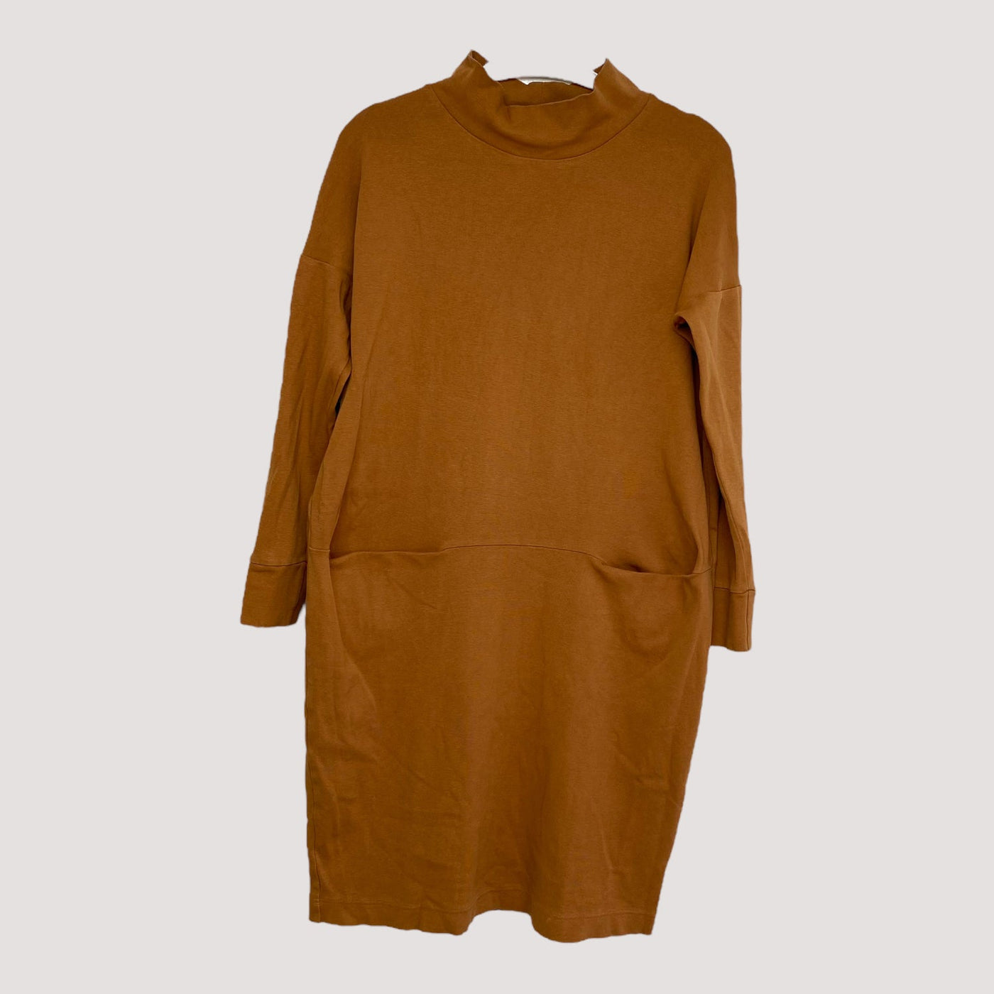 giant split dress, brown | woman XS
