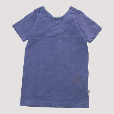 Kaiko cross t-shirt, blue | 110cm