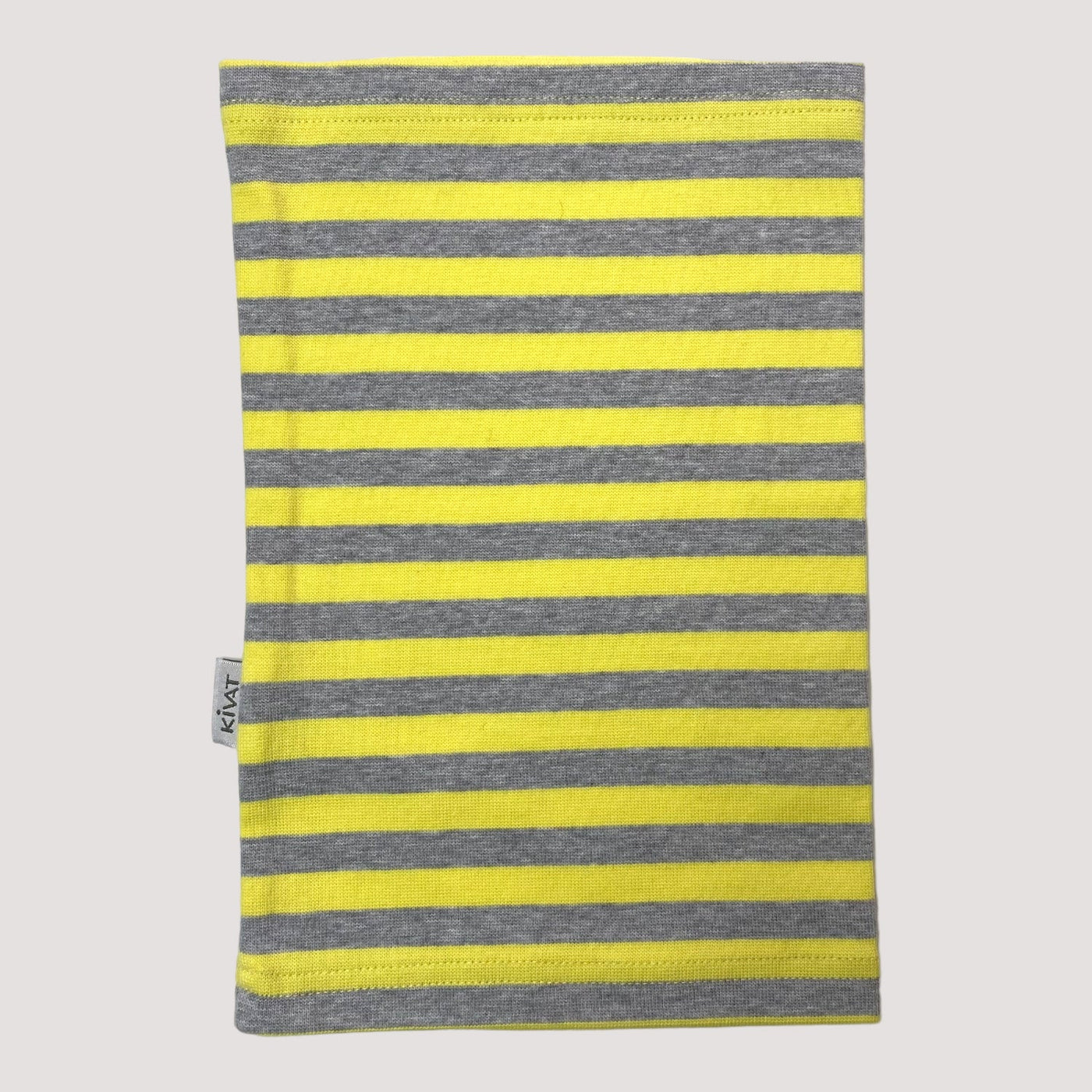 tube scarf, yellow/grey stripes | one size