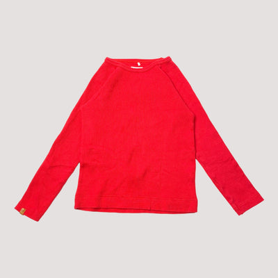 rib shirt, red | 104cm