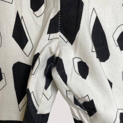 leggings, white/black | women S/M