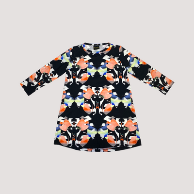 graphical dress, multicolour | 130cm