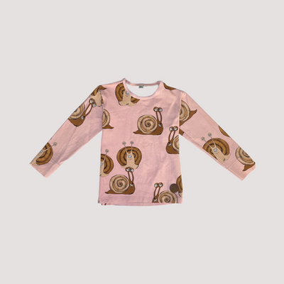 snail shirt, pink | 98/104cm