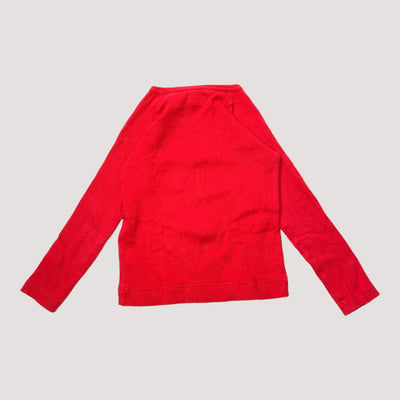 rib shirt, red | 104cm