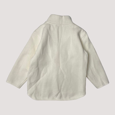 comfy jacket, cream | 3-4y