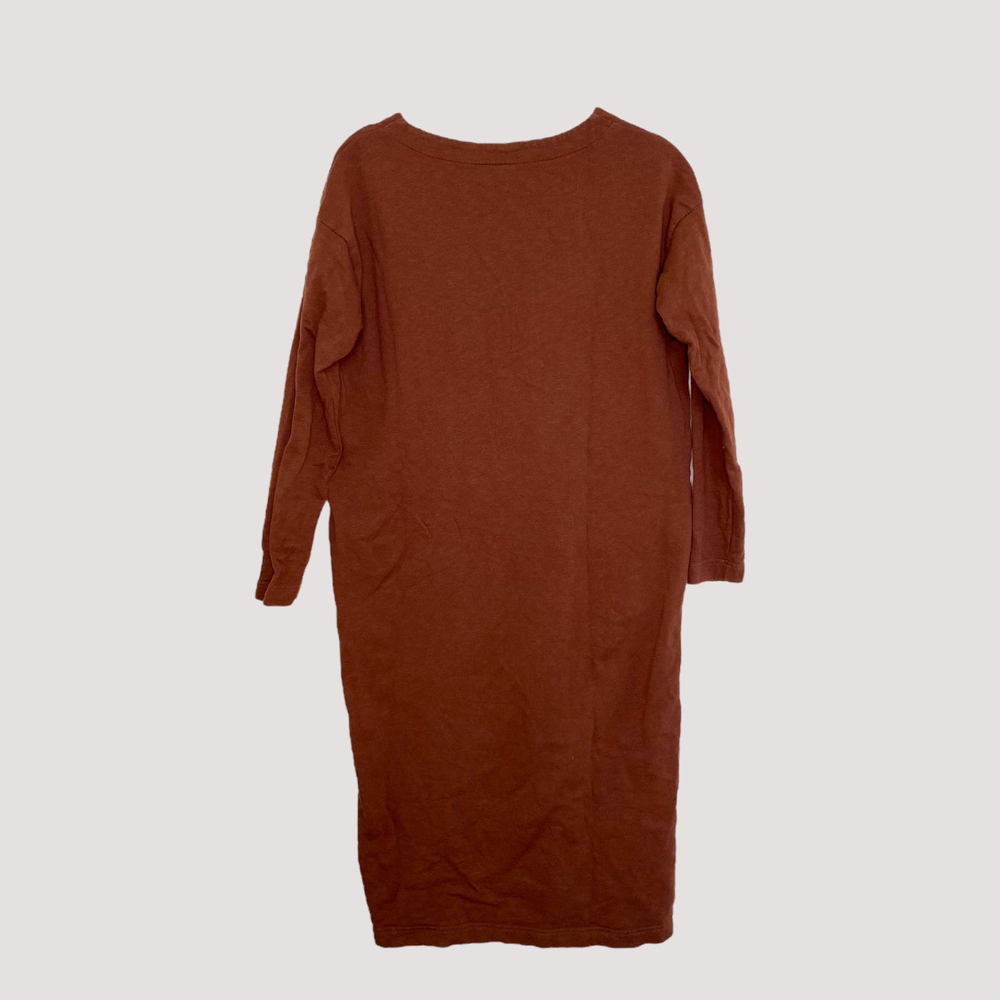 sweat tunic dress, brown | women S/M