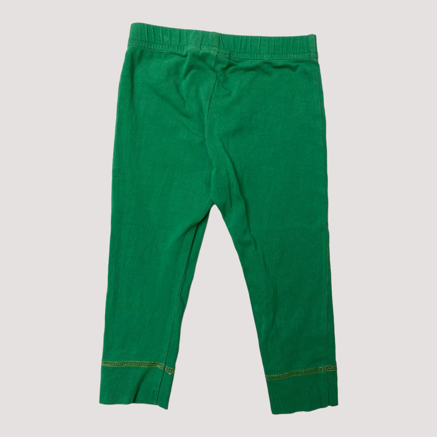 basic leggings, green | 74/80cm