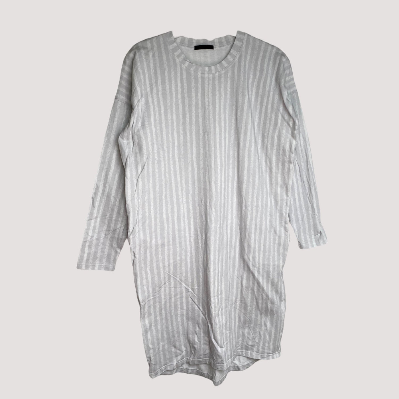 Vimma t-shirt dress, white/grey | women onesize