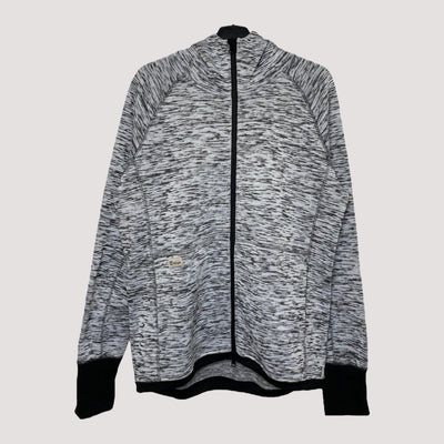 Röyk hoodie, white/grey | men L