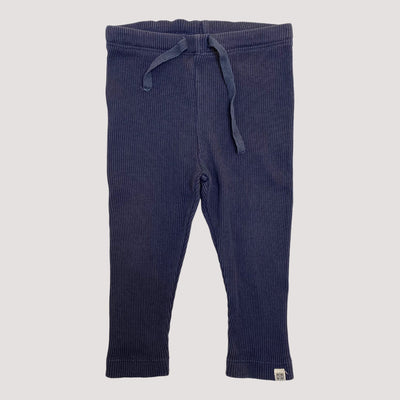 rib leggings, blue | 62cm