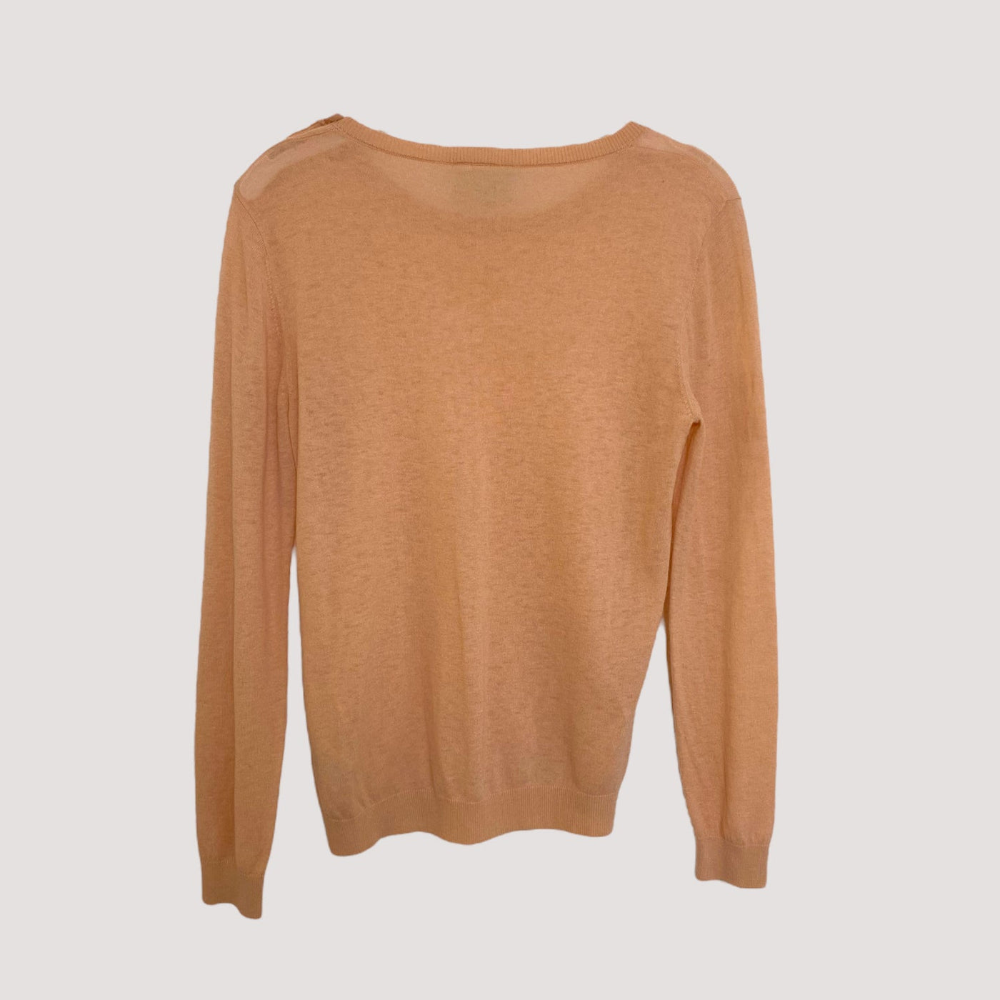 knitted sweater, peach | women S