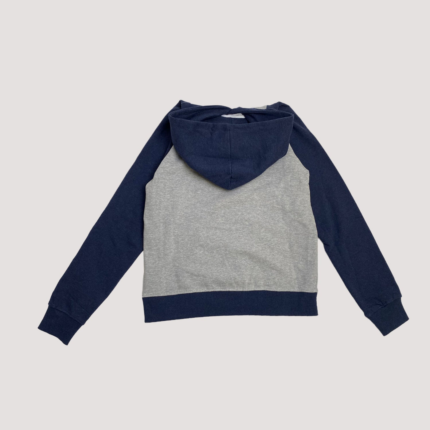 hooded sweatshirt, grey/blue | 164cm