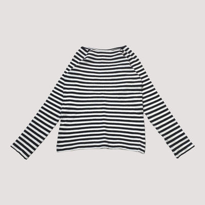 rib shirt, black/white stripes | 134cm