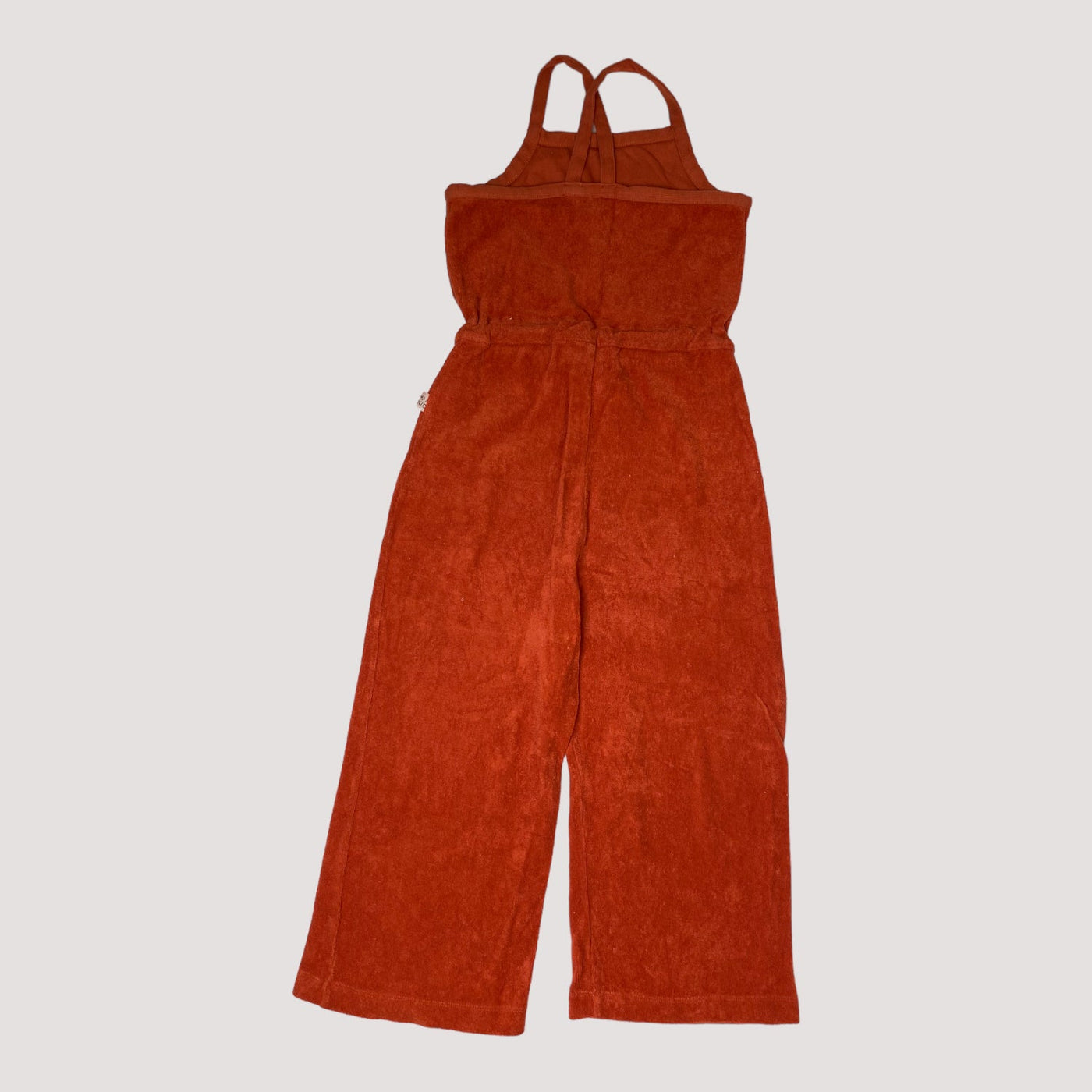 Mainio terry jumpsuit, brick | 122/128cm