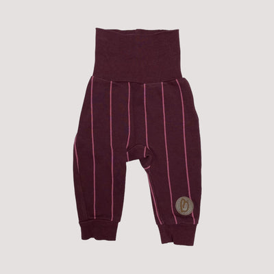 stripe pants, burgundy | 50/56cm