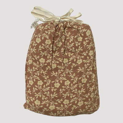 duvet cover set, nougat meadow | baby size