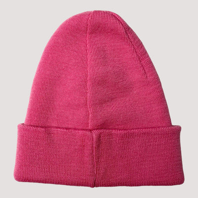 merino wool beanie, pink | 1-2y