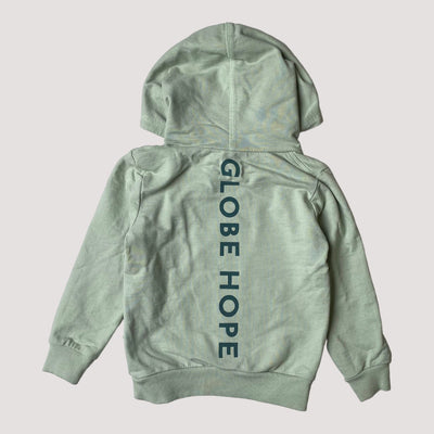 Globe Hope hoodie, light green | 98/104cm