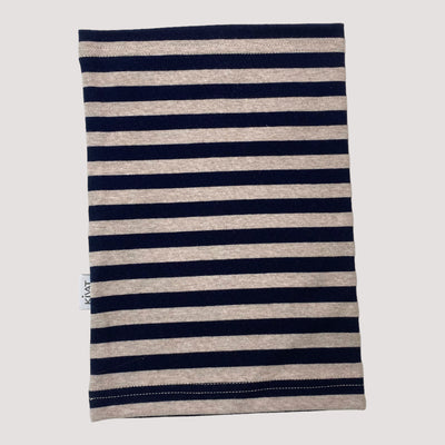 tube scarf, blue/beige stripes | one size