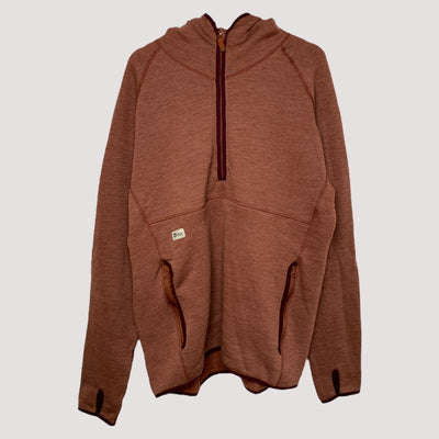 merino hoodie, rust | men XXL