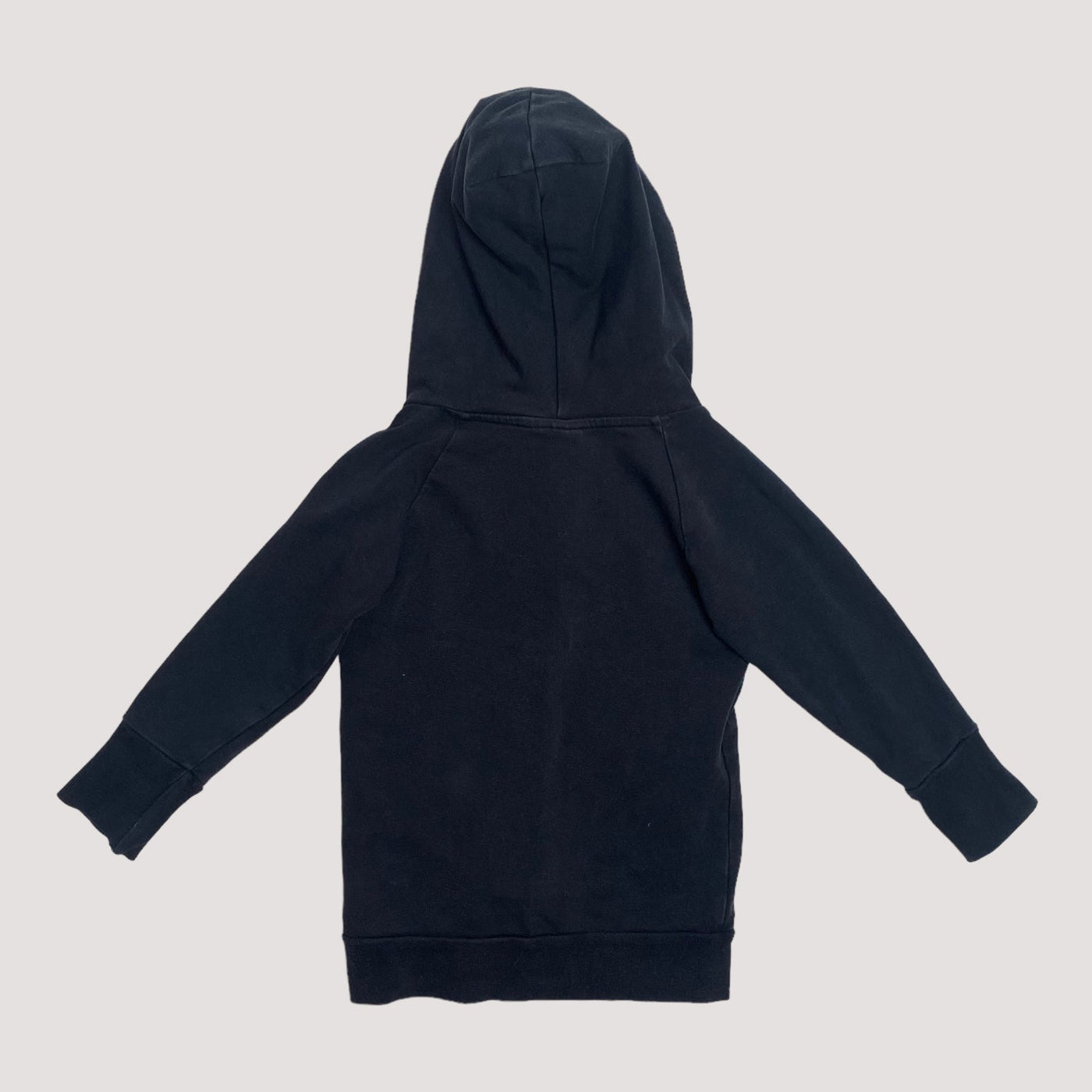 hoodie, black/grey | 98/104cm