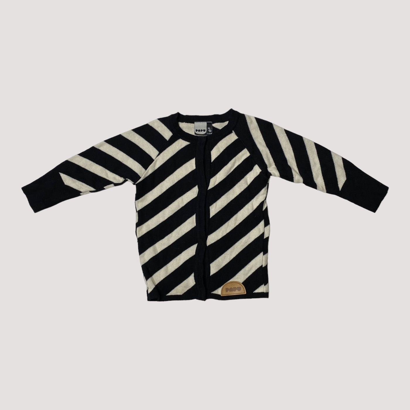 knitted sweater, striped | 74/80cm