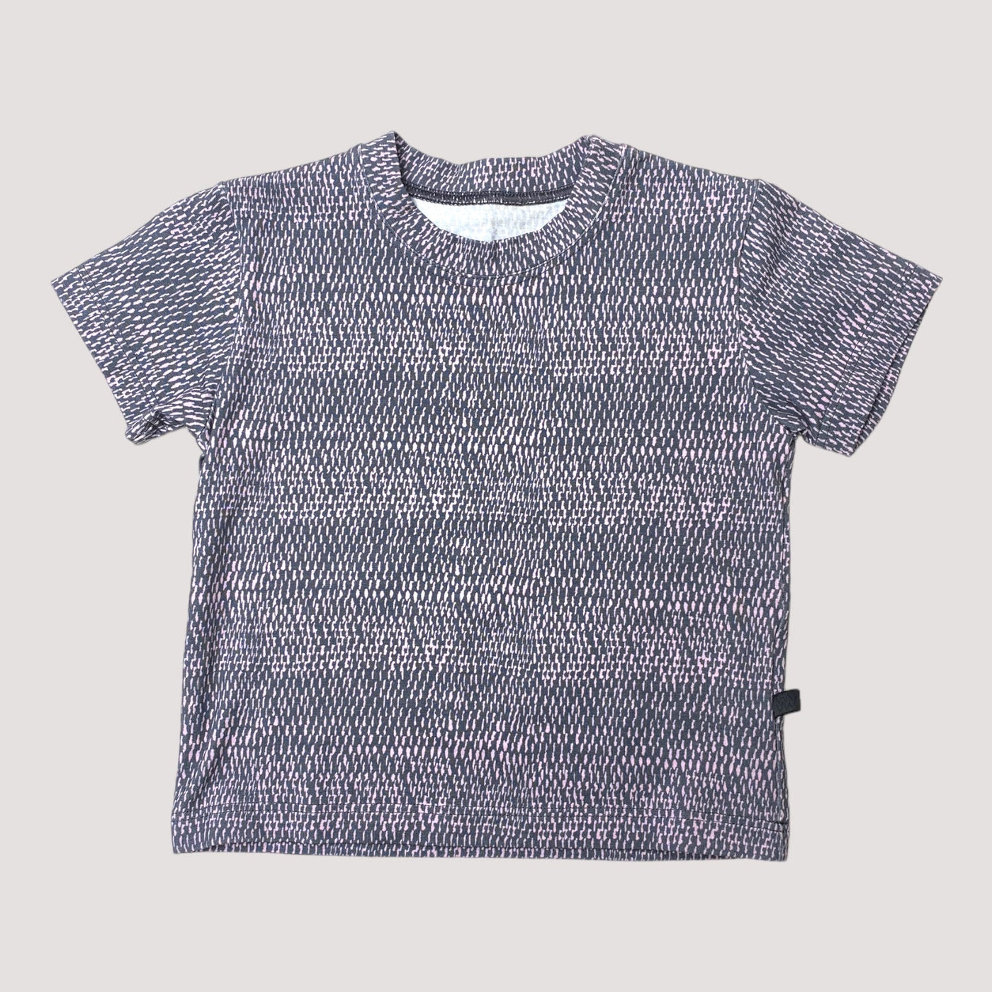 Vimma t-shirt, pink/grey | 80cm