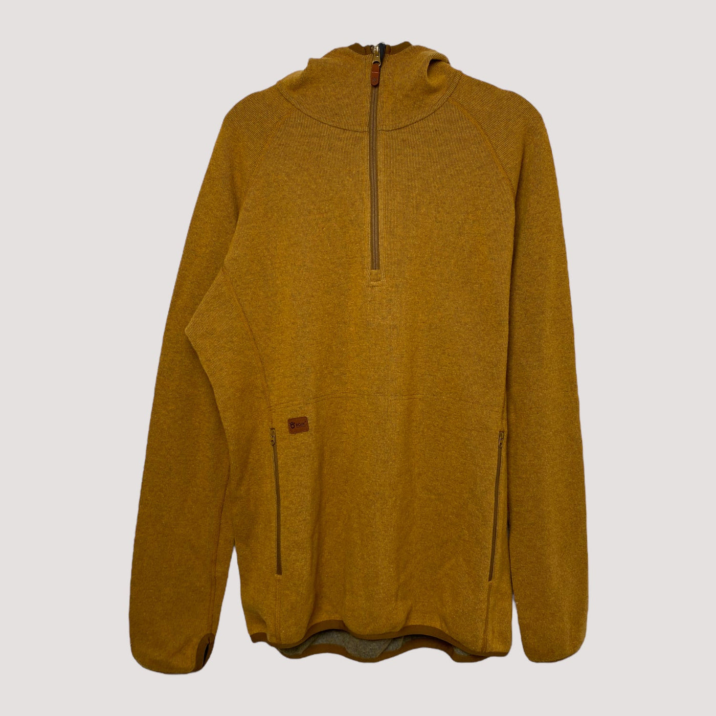 Röyk wool hoodie, carrot orange | men XXL