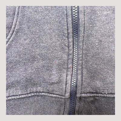 hooded zipper sweatshirt, dark blue | 152cm