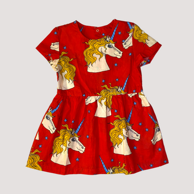 wowen dress, unicorn | 80/86cm