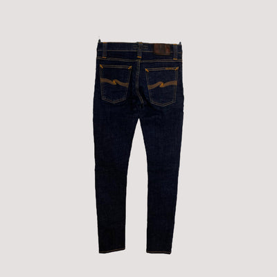 tight long john jeans, dark blue | women 25/32