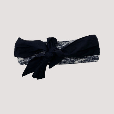 bow headband, black/white | 50/54cm