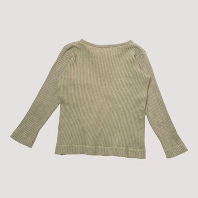 rib shirt, green | 116/122cm