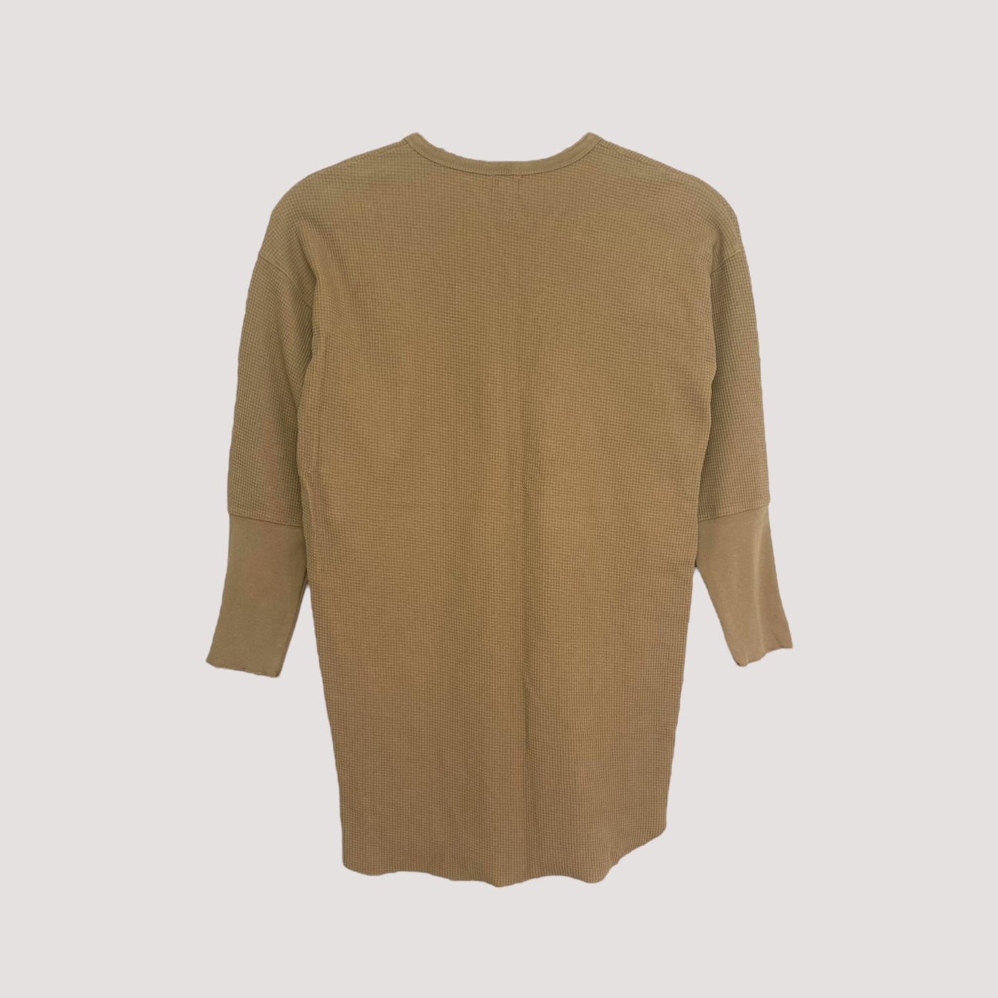waffle shirt, tan | 134/140cm