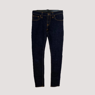 tight long john jeans, dark blue | women 25/32
