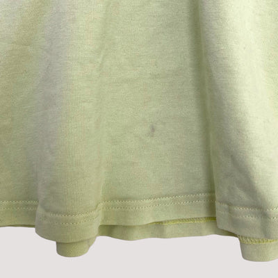 tricot dress, lime green |  110/116cm