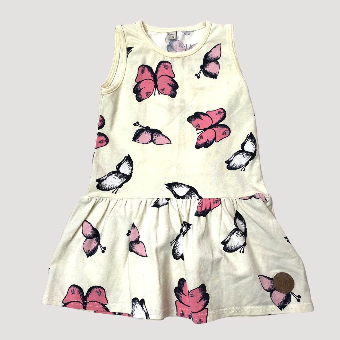 Blaa sleeveless dress, butterfly | 86/92cm